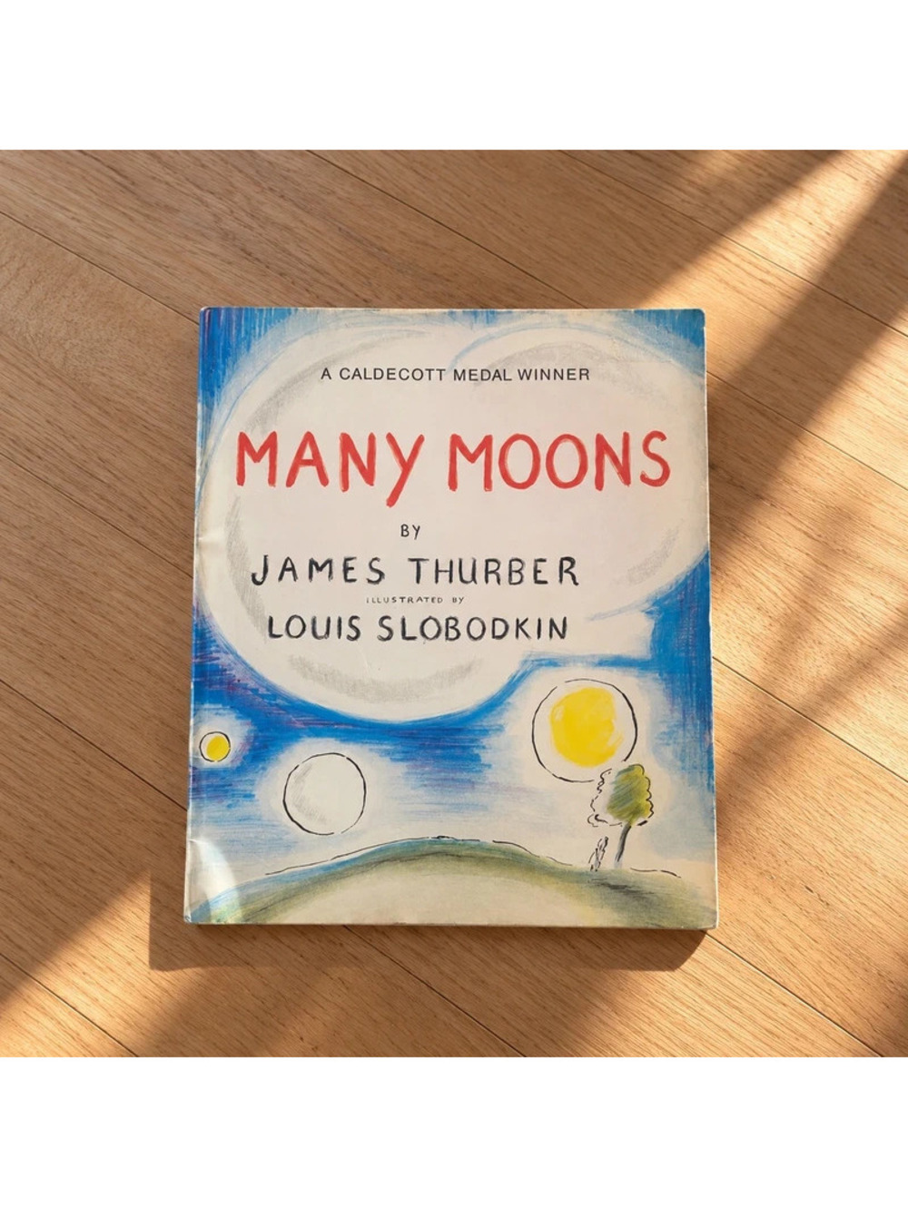 Many Moons James Thurber Louis Slobodkin Caldecott Medal Vintage Paperback